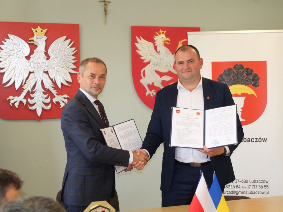 Gmina Lubaczów podpisała umowę o wzajemnej współpracy z Jaworowską Miejską Radą (Ukraina)